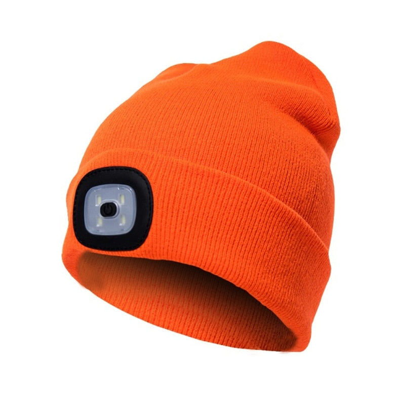 LED knitted hat