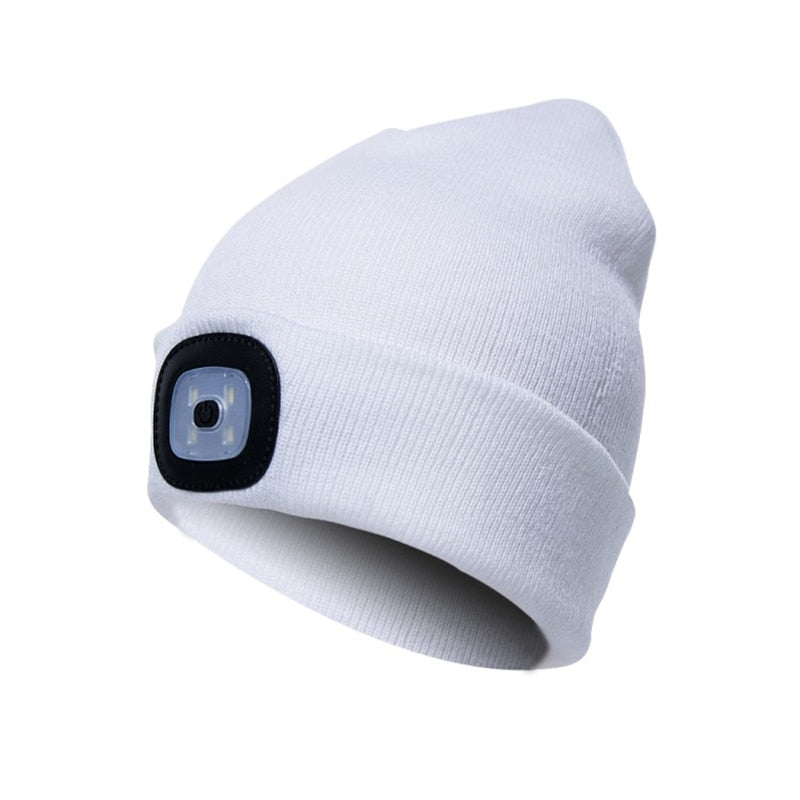LED knitted hat
