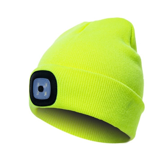 LED knitted hat