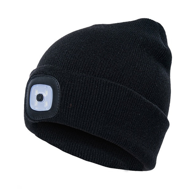 LED knitted hat