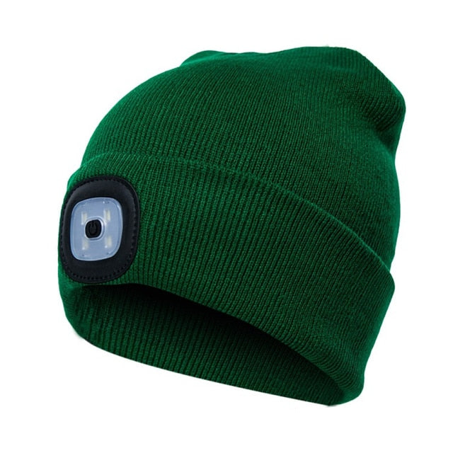 LED knitted hat